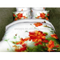 100% Cotton Bed Linens 40s*40s 133*72 Bedding Set 3D Reactive Printed from Alibaba China